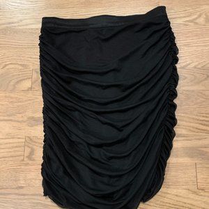 Forever 21 Black Skirt with Zipper Back - Size Medium
